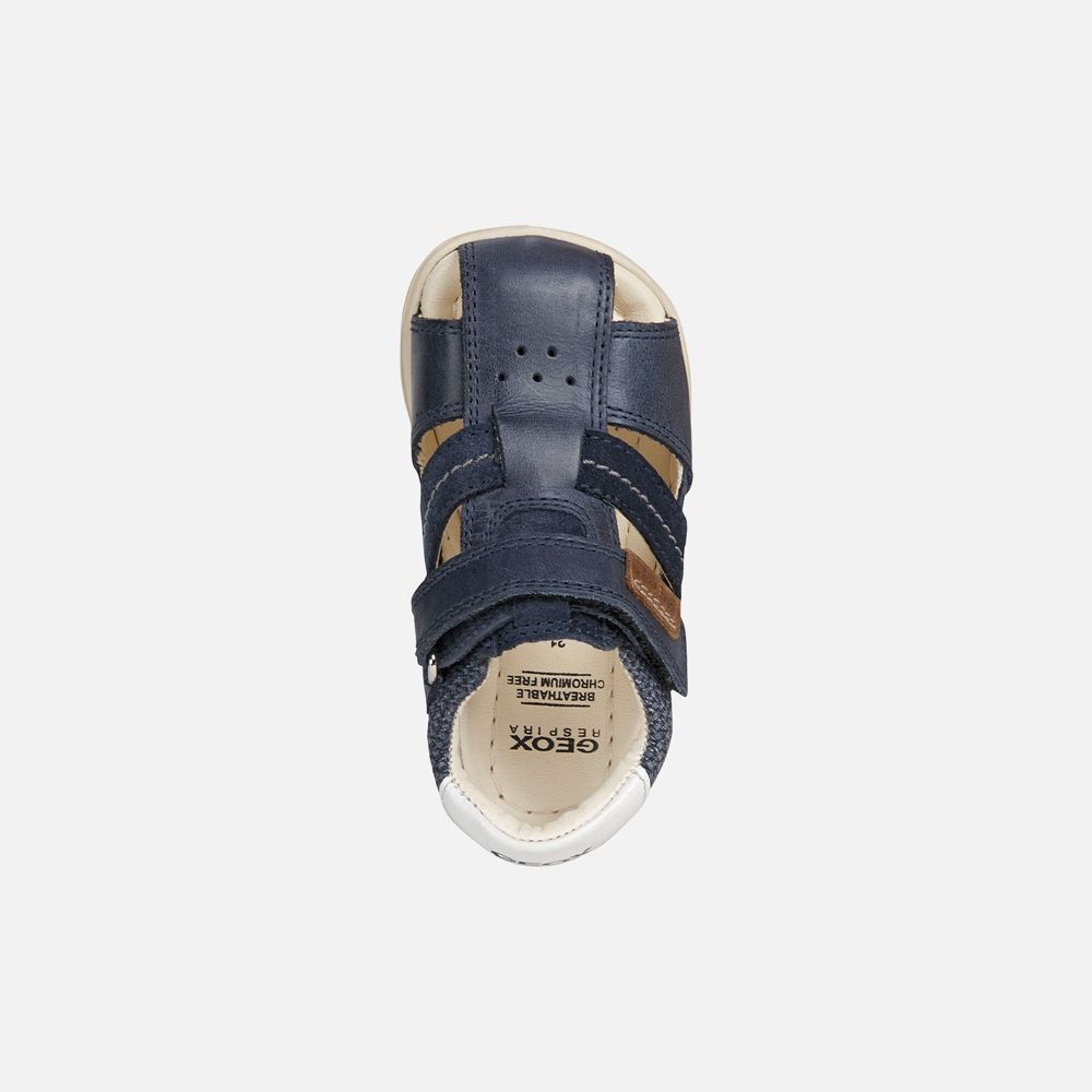 Sandales Geox Alul Boy - Bleu Marine - Bebe 861730-QWL